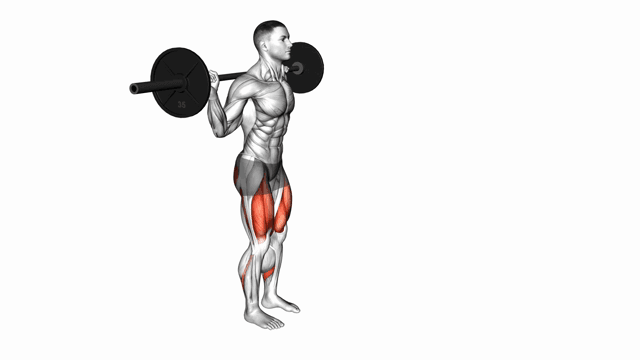 Barbell lunges