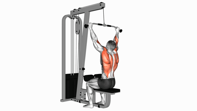 Lat pull down normal grip