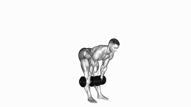 Dumbbell stiff leg deadlift