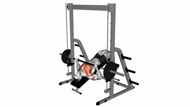 Smith machine press decline