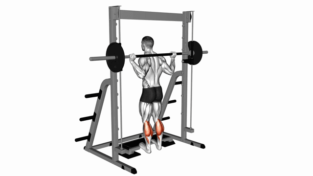 Smith machine calf raise