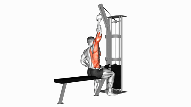 One arm lat pulldown