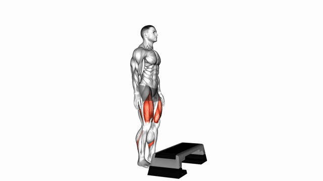 Step up on chair bodyweight