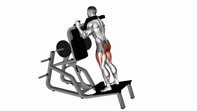 Lever Reverse Vertical Hack Squat