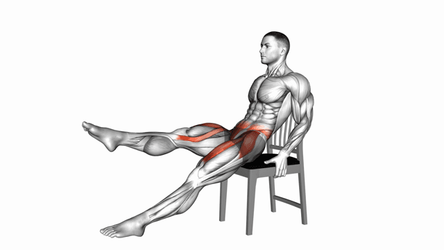 Seated Flutter Kicks